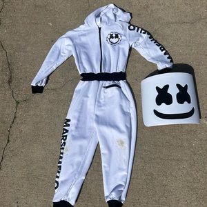 Marshmello Costume - Play Condition - includes mask - youth small